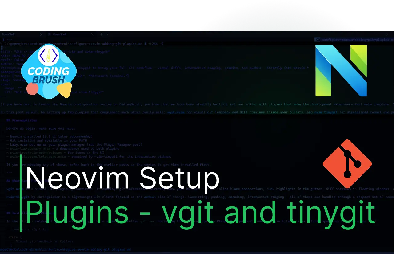 Git in Neovim — Using vgit.nvim and nvim-tinygit